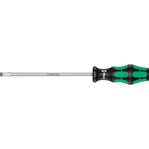Tapered Slotted Screwdriver, 5/16" Tip, Round, 11-1/8" L, Plastic Handle Waymarc Industries Inc