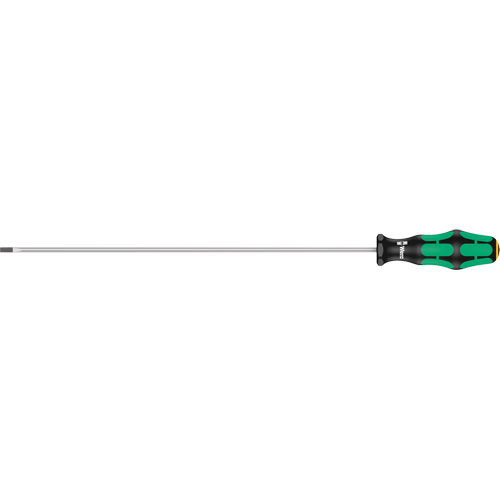 Slotted Screwdriver, 5/32" Tip, Round, 15-3/4" L, Plastic Handle Waymarc Industries Inc