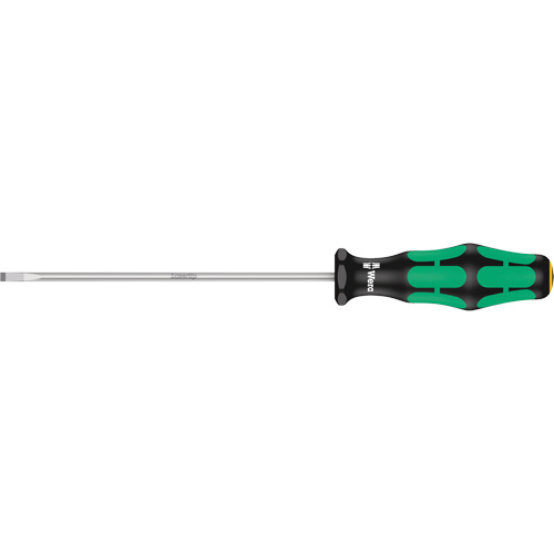 Tournevis &agrave; fente, Tige de 3,5 mm, Ronde, 8-1/8" lo, Prise en Plastique Waymarc Industries Inc