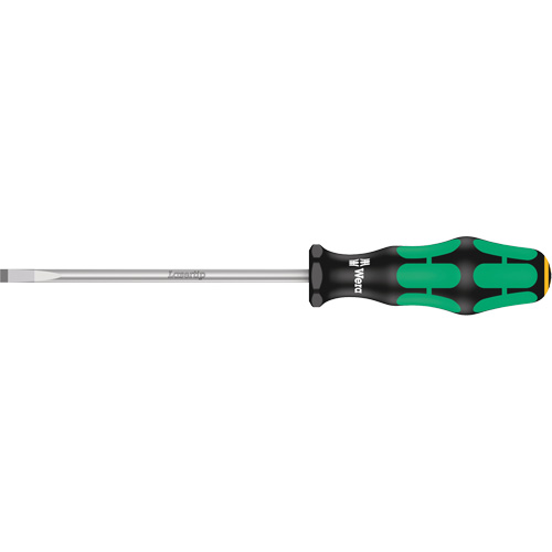 Slotted Screwdriver, 5.5 mm Tip, Round, 8-25/32" L, Plastic Handle Waymarc Industries Inc