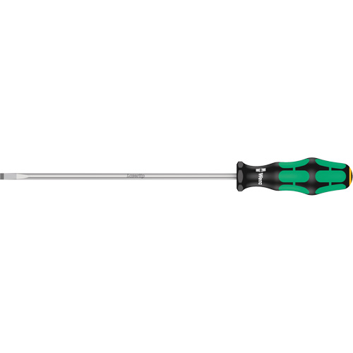 Slotted Screwdriver, 1/4" Tip, Round, 12" L, Plastic Handle Waymarc Industries Inc