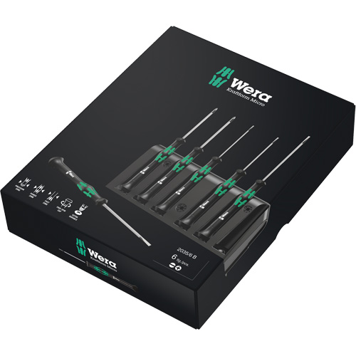 Jeu de tournevis s&eacute;rie Micro avec support, 6 mcx Waymarc Industries Inc