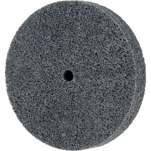 Meule homog&egrave;ne &agrave; faible densit&eacute; de s&eacute;rie 500 Standard Abrasives, 3" x 1/2", Arbre de 1/4", Grain de Fin, Carbure de silicium Waymarc Industries Inc