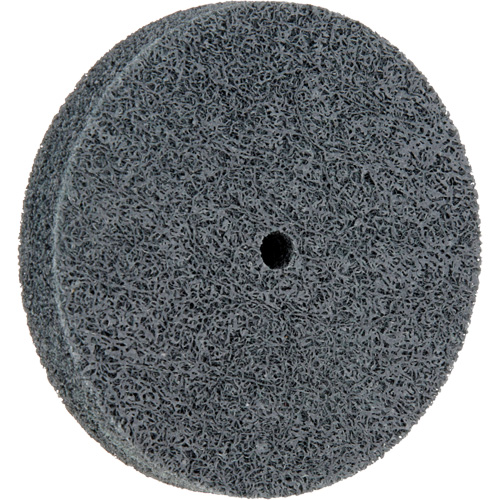 Meule homog&egrave;ne &agrave; faible densit&eacute; de s&eacute;rie 500 Standard Abrasives, 3" x 1/2", Arbre de 1/4", Grain de Fin, Carbure de silicium Waymarc Industries Inc