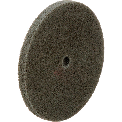 Standard Abrasives Unitized Wheel, 3" x 1/4", 1/4" Arbor, Fine Grit, Aluminum Oxide Waymarc Industries Inc