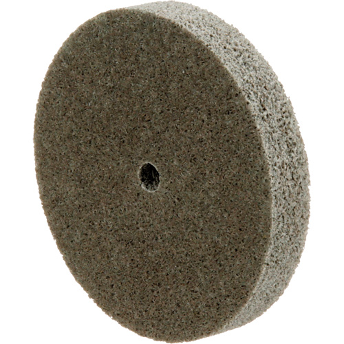 Standard Abrasives Unitized Wheel, 3" x 1/2", 1/4" Arbor, Medium Grit, Aluminum Oxide Waymarc Industries Inc