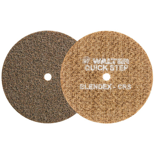Disque de pr&eacute;paration de surface QUICK-STEP BLENDEX, 5" dia., Grain Cors&eacute;, Oxyde d'aluminium Waymarc Industries Inc