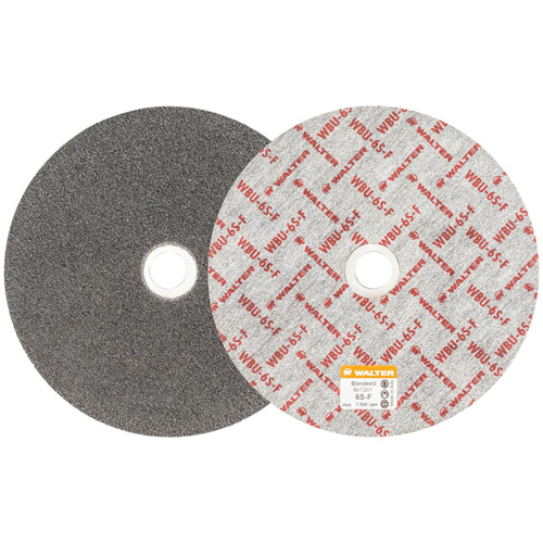 Blendex U Finishing Wheel, 6" Dia., 6SF Grit, Silicon Carbide Waymarc Industries Inc