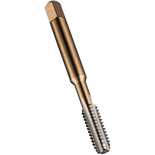 Taraud pour tuyau &agrave; usage g&eacute;n&eacute;ral, 12-1,0, 3 cannelures, 89 mm lo, Conique, Acier rapide Waymarc Industries Inc