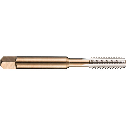 Taraud machine &agrave; gauche pour tuyau, 8-1,25, 3 cannelures, 72 mm lo, Conique, Acier rapide Waymarc Industries Inc