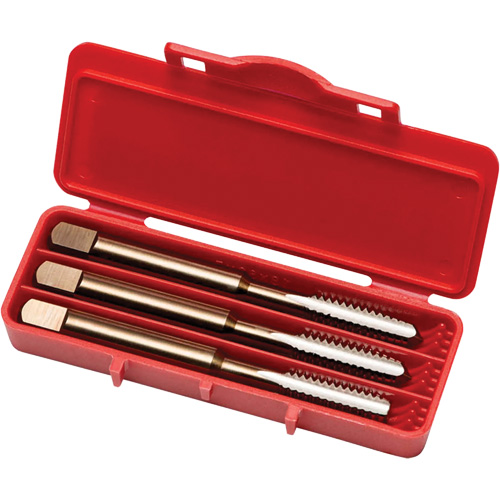 Jeu de tarauds &agrave; main pour usage g&eacute;n&eacute;ral, Acier rapide, Filet 1/2"-13 Waymarc Industries Inc