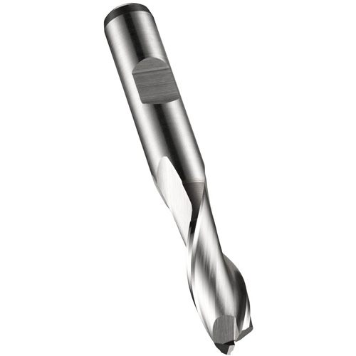 Square End Slot Drill, 1/4" Dia., 66 mm L, 10 mm Shank, High Speed Cobalt Waymarc Industries Inc