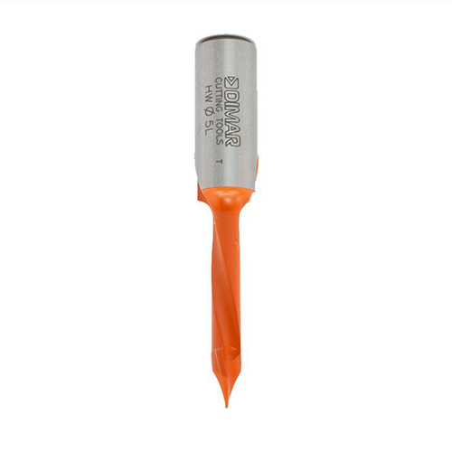 Through-Hole Carbide Tipped Drill, 5 mm Diameter Waymarc Industries Inc