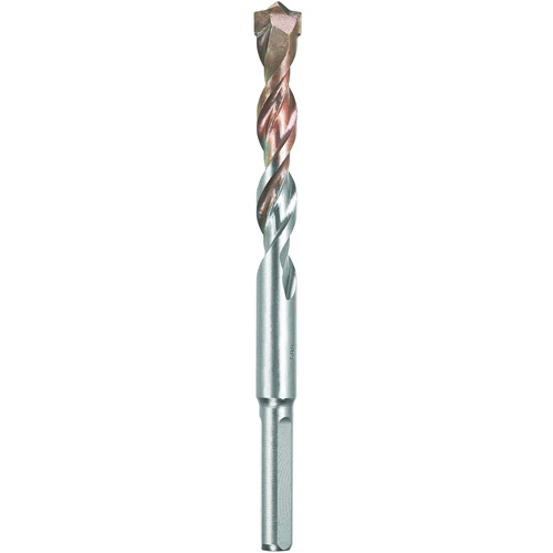 4-Flute Hammer Drill Bit, 1/2", 3-Flat Shank, Carbide Waymarc Industries Inc