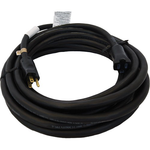 Heavy-Duty Neoprene Extension Cords, Indoor/Outdoor, SOOW, 14/3 AWG, 15 A, 25' Waymarc Industries Inc