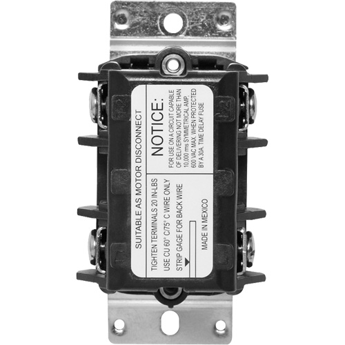 Single Phase Double Pole Disconnect Switch Waymarc Industries Inc