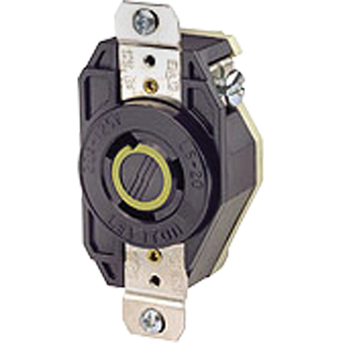 Single Flush 2-Pole 3-Wire Grounding  Receptacle Waymarc Industries Inc