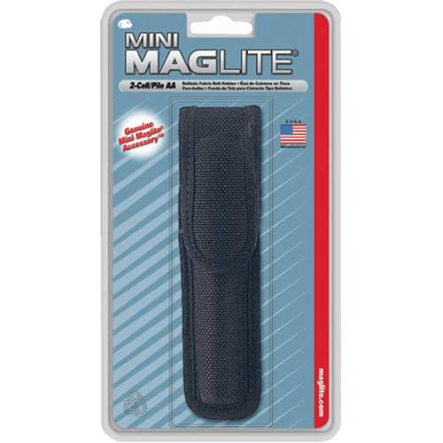 &eacute;tui de ceinture en nylon pour lampe de poche &agrave; 2 piles AA, Porte-lampe de poche, Nylon, 1 Poches Waymarc Industries Inc