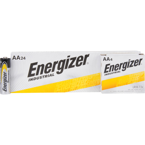 Alkaline Industrial Batteries, AA, 1.5 V Waymarc Industries Inc