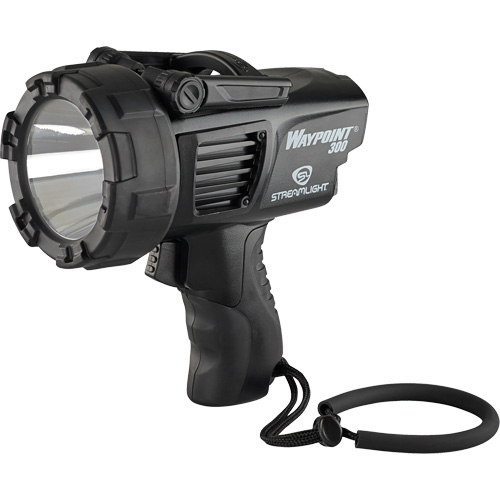 Waypoint&reg; 300 Pistol Grip Spotlight, LED, 1000 Lumens, Rechargeable Batteries Waymarc Industries Inc