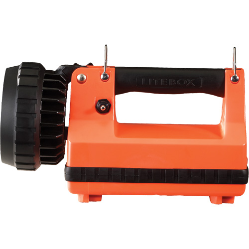 E-Flood&reg; FireBox&reg; Lantern, LED, 615 Lumens, 8 Hrs. Run Time, Rechargeable Batteries, Included Waymarc Industries Inc