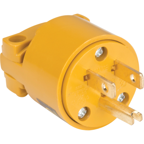 Fiche de mise &agrave; la terre en PVC, Plastique, 15 A, 125 V Waymarc Industries Inc