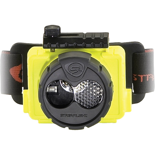 Double Clutch USB Headlamp, LED, 125 Lumens, 3.5 Hrs. Run Time, Rechargeable Batteries Waymarc Industries Inc