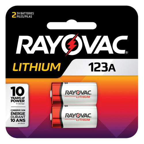 Batteries au lithium, 123, 3 V Waymarc Industries Inc