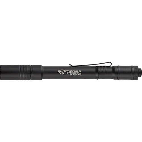 Lampe de poche stylo USB Stylus Pro, DEL, 350 lumens, Corps en Aluminium, piles Rechargeable, Compris Waymarc Industries Inc