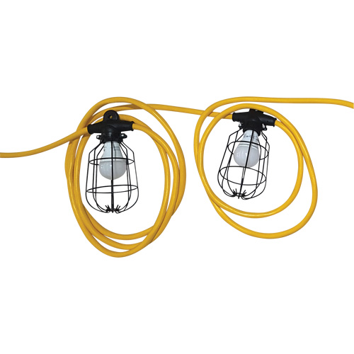 Chaînes de lumi&egrave;res DEL, 10 Lumi&egrave;res, 1200" lo, Boîtier en M&eacute;tal Waymarc Industries Inc