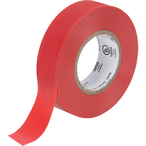 Ruban isolant, 19 mm (3/4") x 18 m (60'), Rouge, 7 mils Waymarc Industries Inc