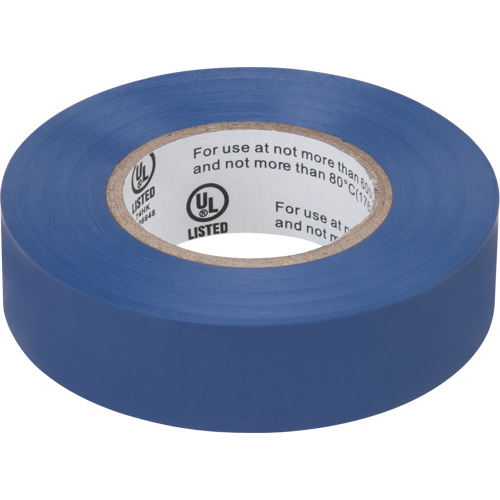 Electrical Tape, 19 mm (3/4") x 18 M (60'), Blue, 7 mils Waymarc Industries Inc