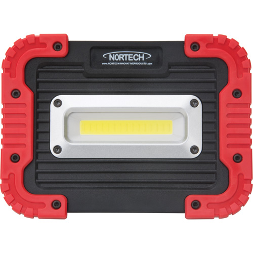 Portable Work Light, LED, 10 W, 1000 Lumens, Plastic Housing Waymarc Industries Inc