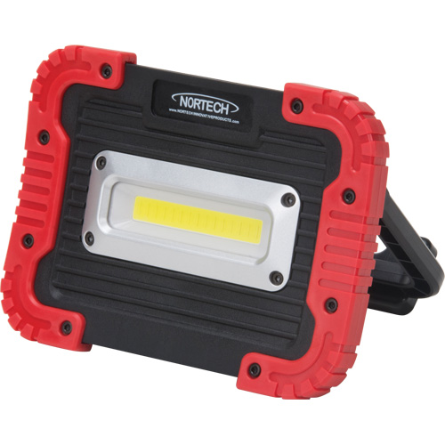 Portable Work Light, LED, 10 W, 1000 Lumens, Plastic Housing Waymarc Industries Inc