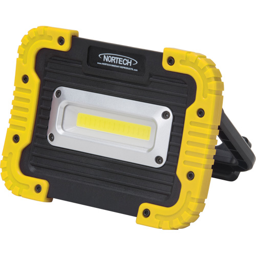 Portable Work Light, LED, 10 W, 1000 Lumens, Plastic Housing Waymarc Industries Inc