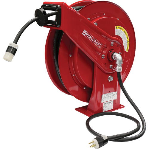 70000 Power Cord Reel, 100', SEOOW, 12 Gauge, 20 A Waymarc Industries Inc