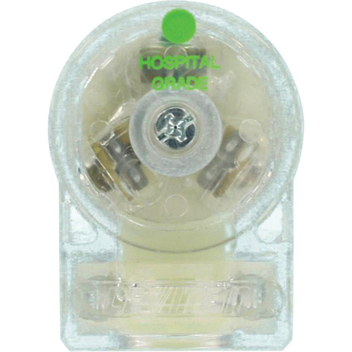 Prise de rallonge &agrave; angle de qualit&eacute; hospitali&egrave;re, Nylon, 15 A, 125 V Waymarc Industries Inc