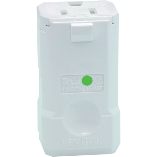 Connecteur de prise de rallonge de qualit&eacute; hospitali&egrave;re, 5-15R, Nylon Waymarc Industries Inc