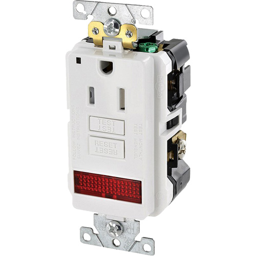 SmartlockPro&reg; Extra Heavy-Duty Self-Test GFCI Receptacle Waymarc Industries Inc