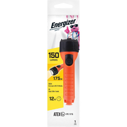 Intrinsically Safe&reg; Handheld Flashlight, LED, 150 Lumens, AA Batteries Waymarc Industries Inc