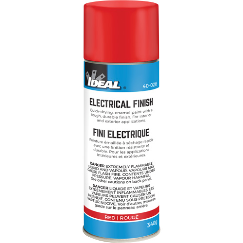 Peinture-&eacute;mail &agrave; s&eacute;chage rapide pour fini isolant, Canette a&eacute;rosol, Rouge Waymarc Industries Inc