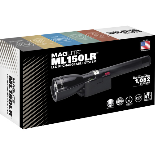 Lampe de poche &agrave; recharge rapide ML150LR(X), DEL, 1082 lumens, Piles Rechargeable Waymarc Industries Inc