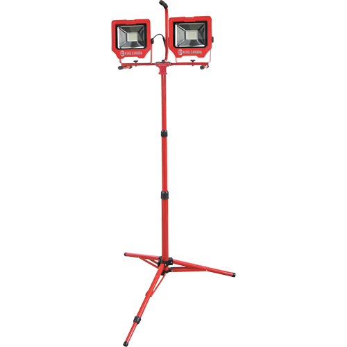 Baladeuses jumel&eacute;es avec tr&eacute;pied, DEL, 72 W, 8000 lumens, Boîtier en Aluminium Waymarc Industries Inc