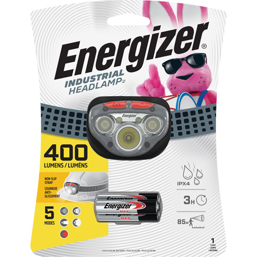 Vision HD+ Focus Headlight, LED, 400 Lumens, 3 Hrs. Run Time, AAA Batteries Waymarc Industries Inc