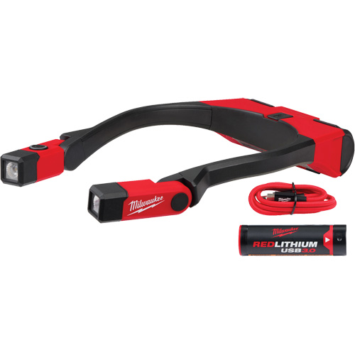 Lampe de travail USB Redlithium 400L, Lampe tour de cou, Rechargeable, 400 lumens Waymarc Industries Inc
