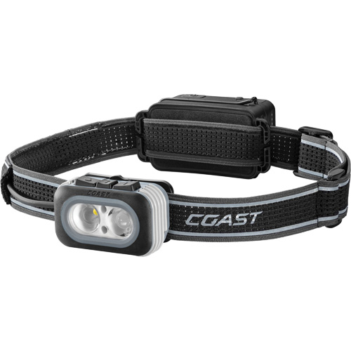 Lampe frontale tricolore RL20R, DEL, 1000 lumens, 8 hres de fonctionnement, piles Rechargeable Waymarc Industries Inc