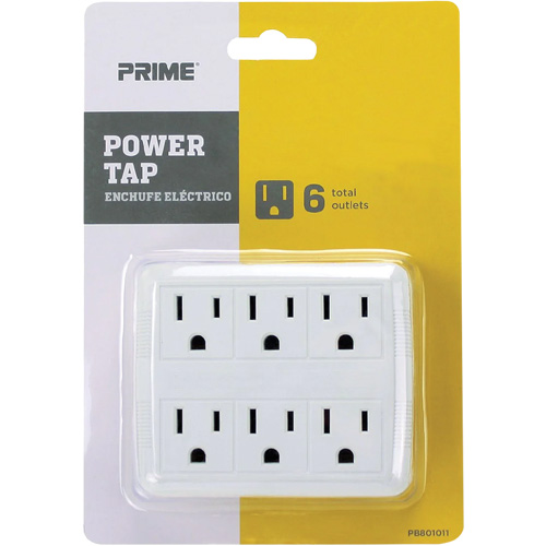 Prise d'alimentation, 6 Prise(s), 15 A, 1875 W, 125 V Waymarc Industries Inc