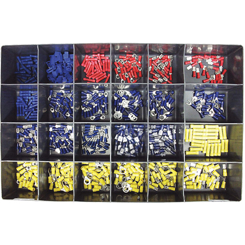 600-Piece Vinyl Insulated Terminals Kit Waymarc Industries Inc