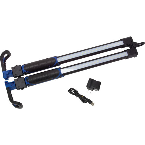 Baladeuse sous-capot pliante, Crochet, Rechargeable, 1400 lumens Waymarc Industries Inc