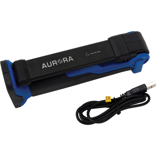 Baladeuse pliante/torsad&eacute;e, Magn&eacute;tique, Rechargeable, 350 lumens Waymarc Industries Inc